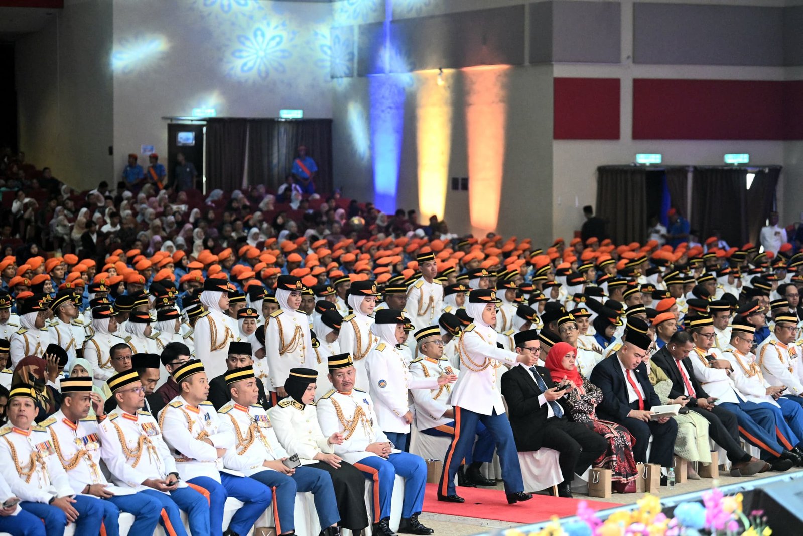 Suasana Majlis Istiadat Pentauliahan KOR SISPA Peringkat Kebangsaan Kali Ke-17 Tahun 2026 di UPSI.